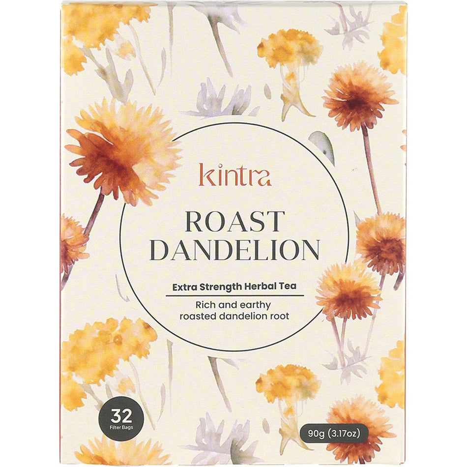 KINTRA FOODS Roasted Dandelion Blend Tea Bags 32