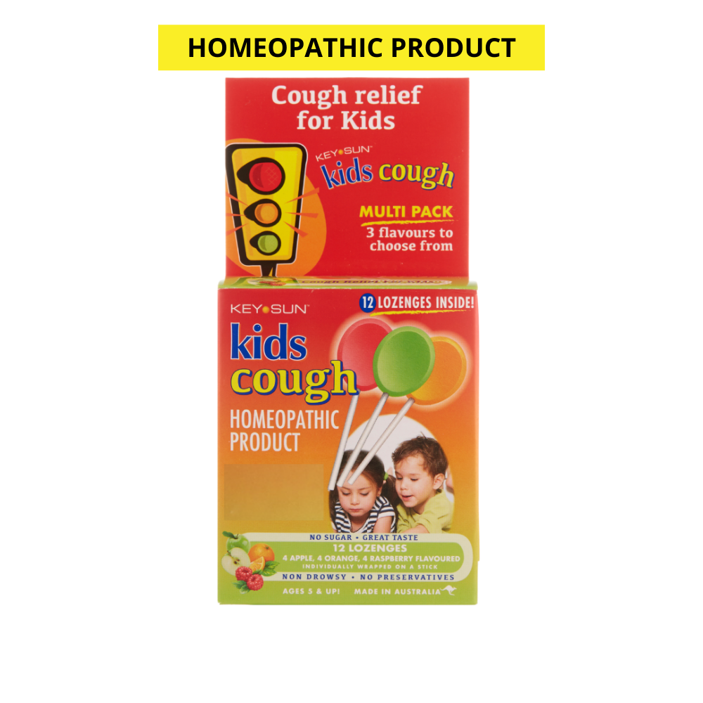 Key Sun Kids Cough Multi Pack 12 Lozenges