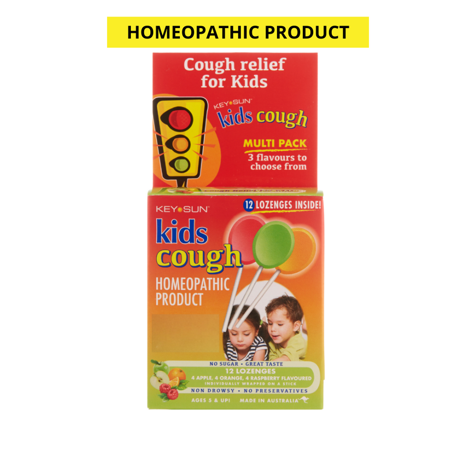 Key Sun Kids Cough Multi Pack 12 Lozenges
