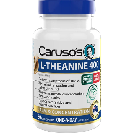 Caruso's L-Theanine 400 30 Capsules