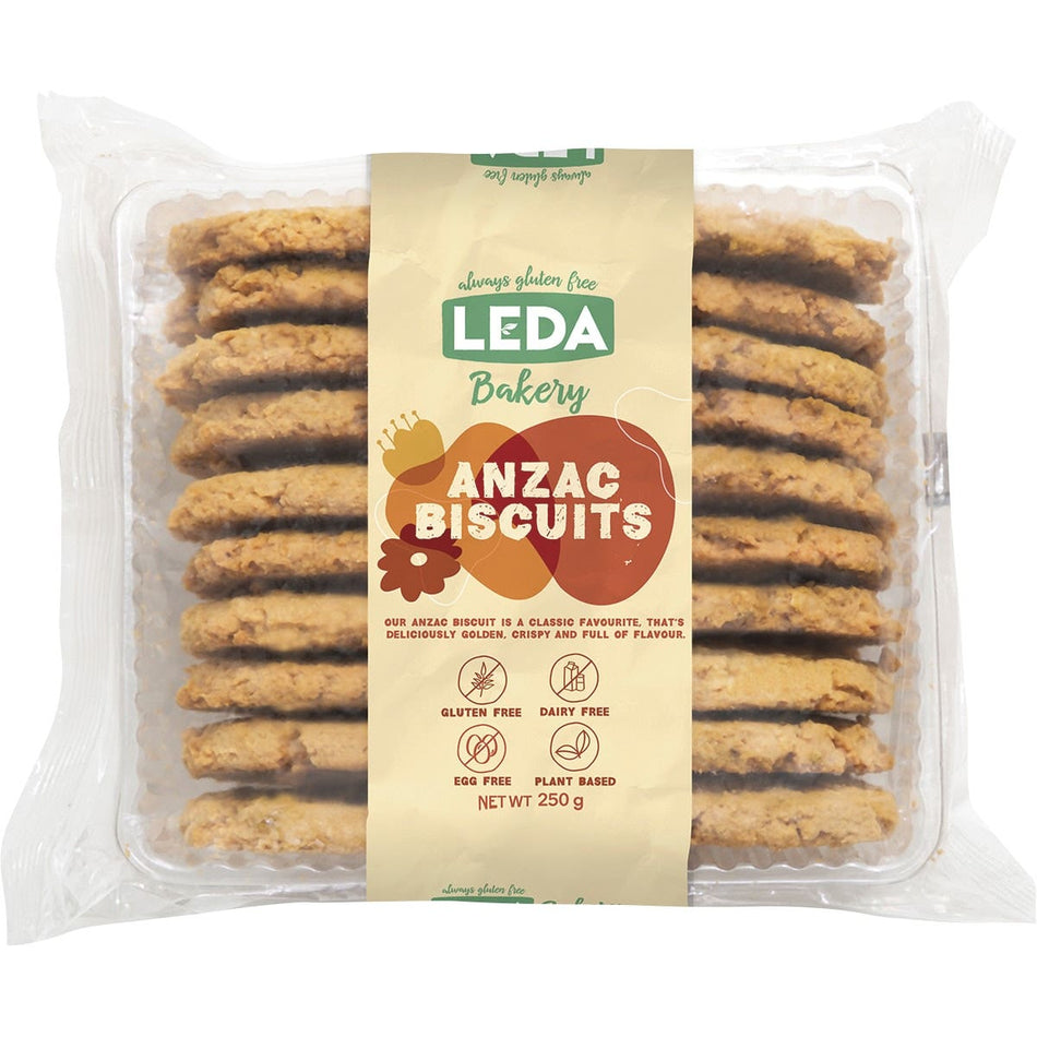 Leda Anzac Biscuits 250g (Pack of 6)