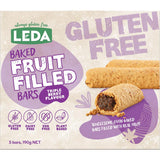 Leda Baked Fruit Filled Bars Triple Berry Multipack 6x190g