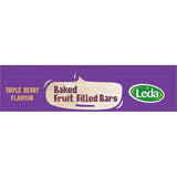 Leda Baked Fruit Filled Bars Triple Berry Multipack 6x190g