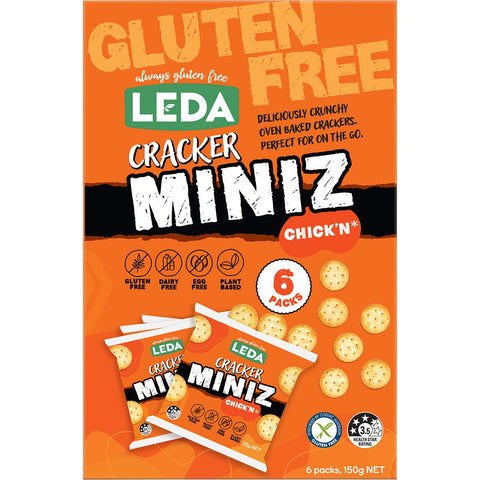 LEDA Cracker Miniz Chick'n Multipack 6x150g