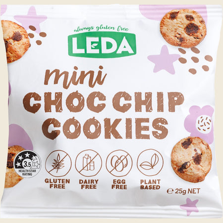 Leda Mini Choc Chip Cookies 6 Pack 6x150g