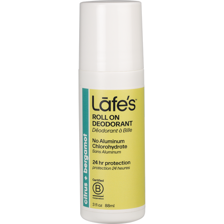 Lafe's Roll On Deodorant Citrus + Bergamot 88ml