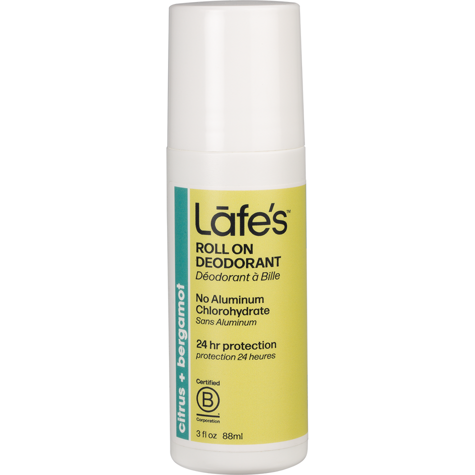 Lafe's Roll On Deodorant Citrus + Bergamot 88ml