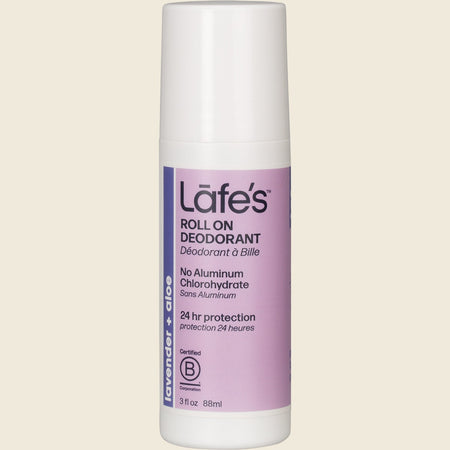 Lafe's Roll On Deodorant Lavender + Aloe 88ml