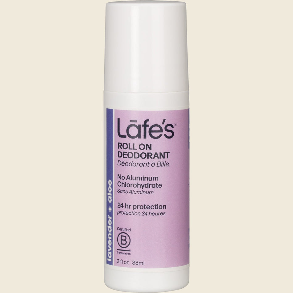 Lafe's Roll On Deodorant Lavender + Aloe 88ml