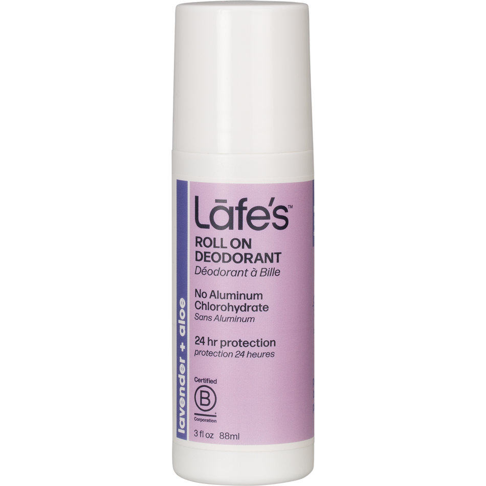 Lafe's Roll On Deodorant Lavender + Aloe 88ml
