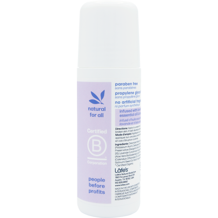 Lafe's Roll On Deodorant Lavender + Aloe 88ml