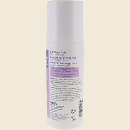 Lafe's Roll On Deodorant Lavender + Aloe 88ml