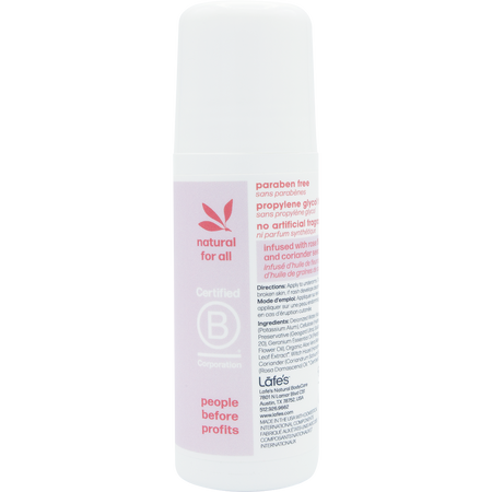 Lafe's Roll On Deodorant Rose + Coriander 88ml