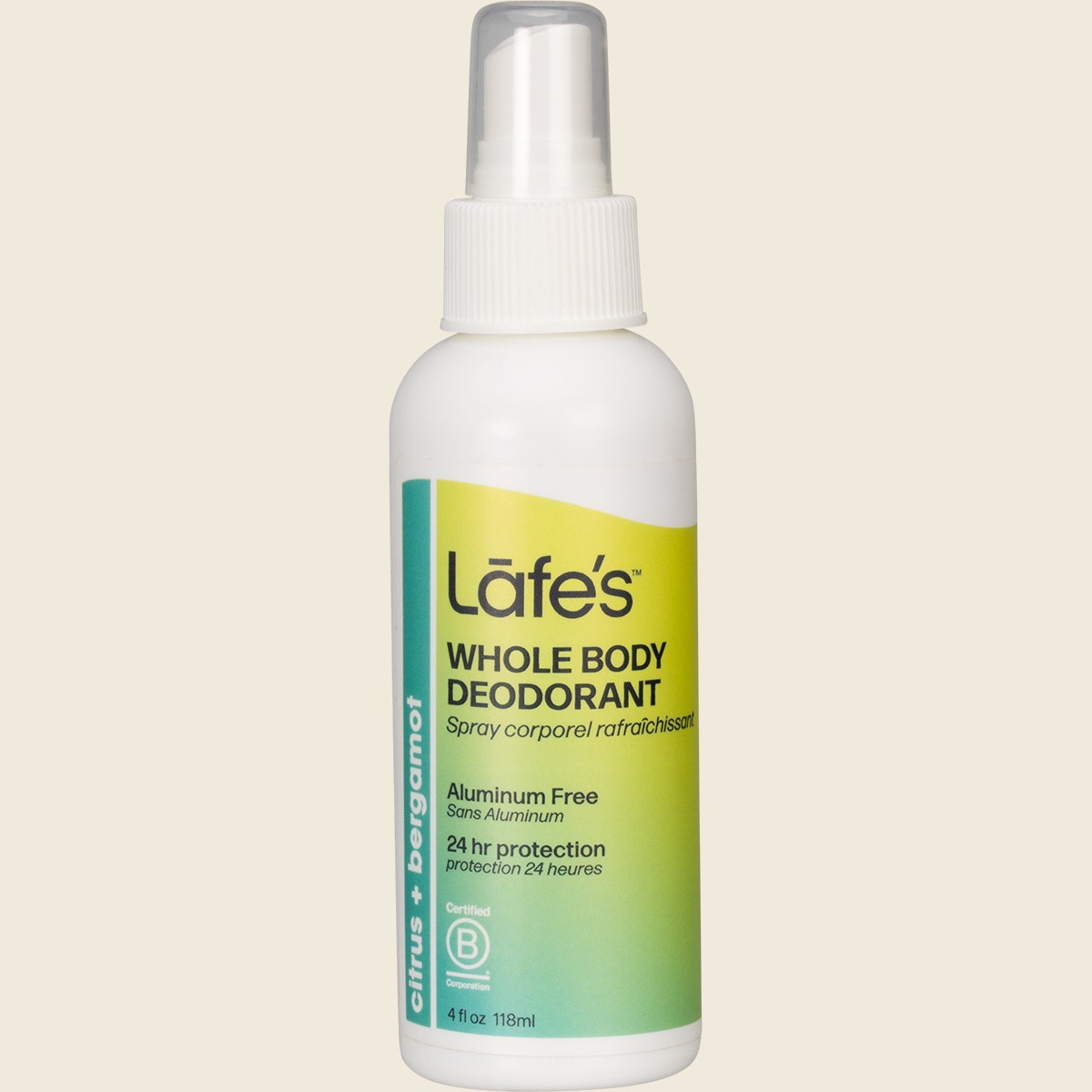 Lafe's Whole Body Deodorant Citrus + Bergamot 118ml