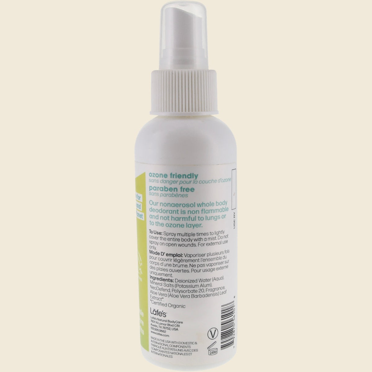 Lafe's Whole Body Deodorant Citrus + Bergamot 118ml