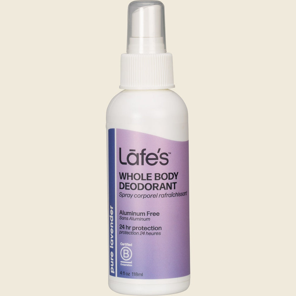 Lafe's Whole Body Deodorant Pure Lavender 118ml