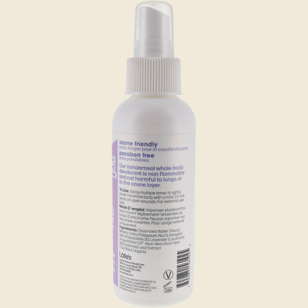 Lafe's Whole Body Deodorant Pure Lavender 118ml