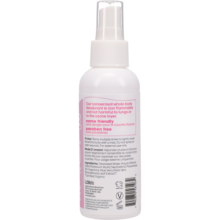 Lafe's Whole Body Deodorant Rose + Peony 118ml
