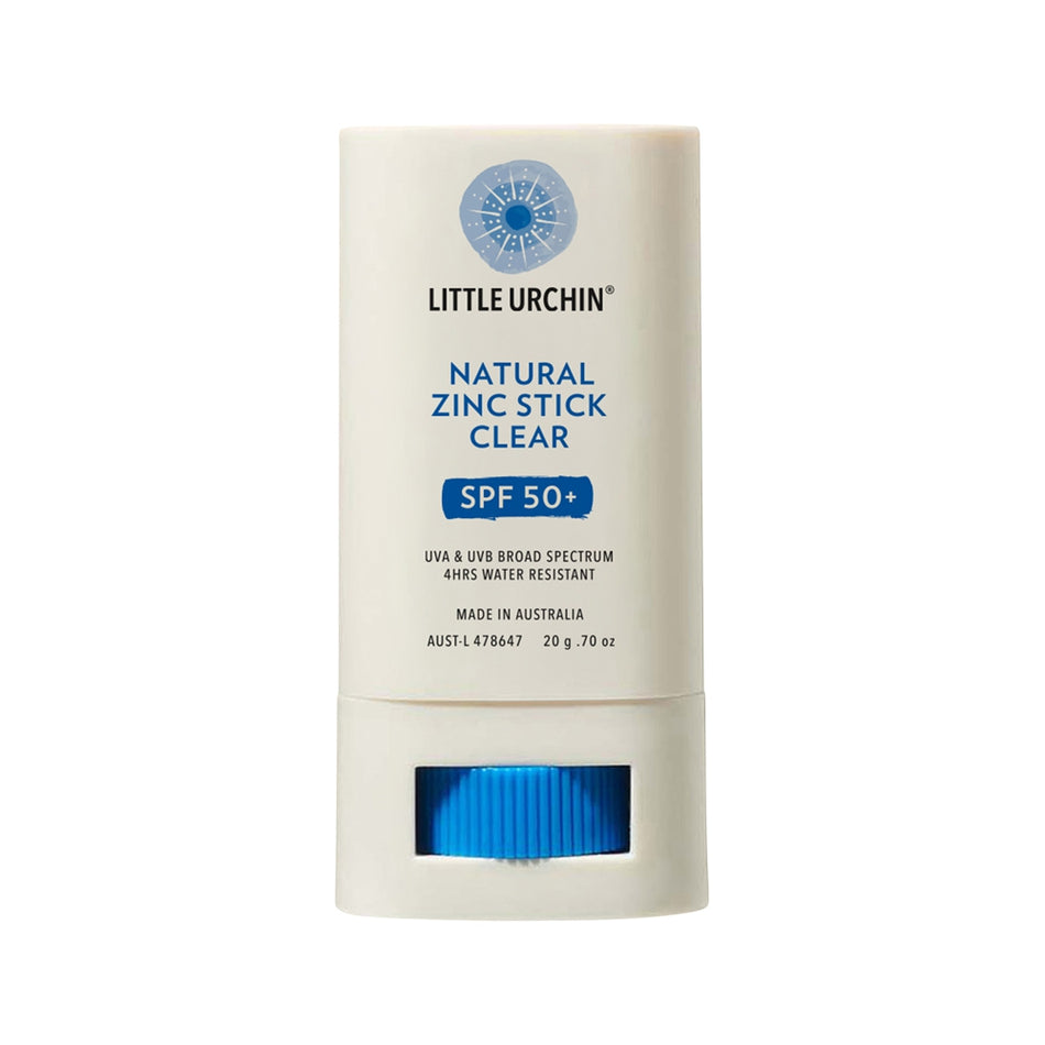 Little Urchin Natural Zinc Stick Clear Spf50+ 20g