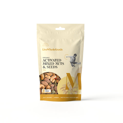 Live Wholefoods Org Activated Mixed Nuts&Seeds 120g