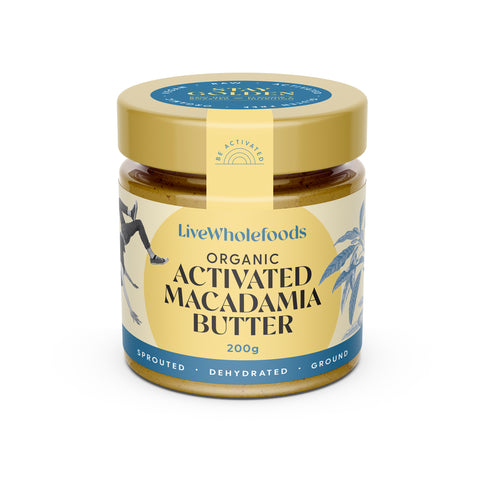 Live Wholefoods Org Activated Macadamia Butter 200g