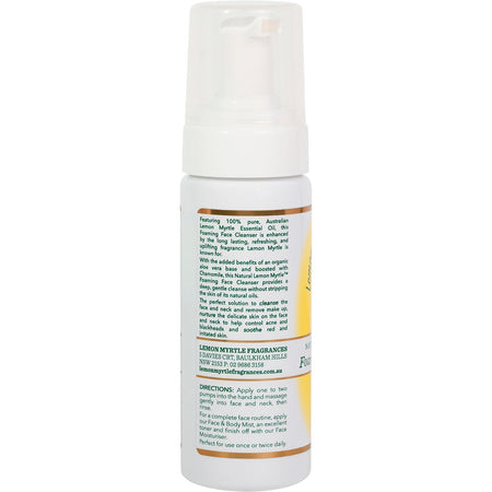 LEMON MYRTLE FRAGRANCES Foaming Face Cleanser 150ml