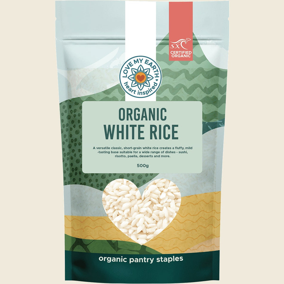 Love My Earth Organic White Rice 500g