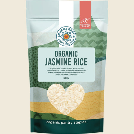 Love My Earth Organic Jasmine Rice 500g