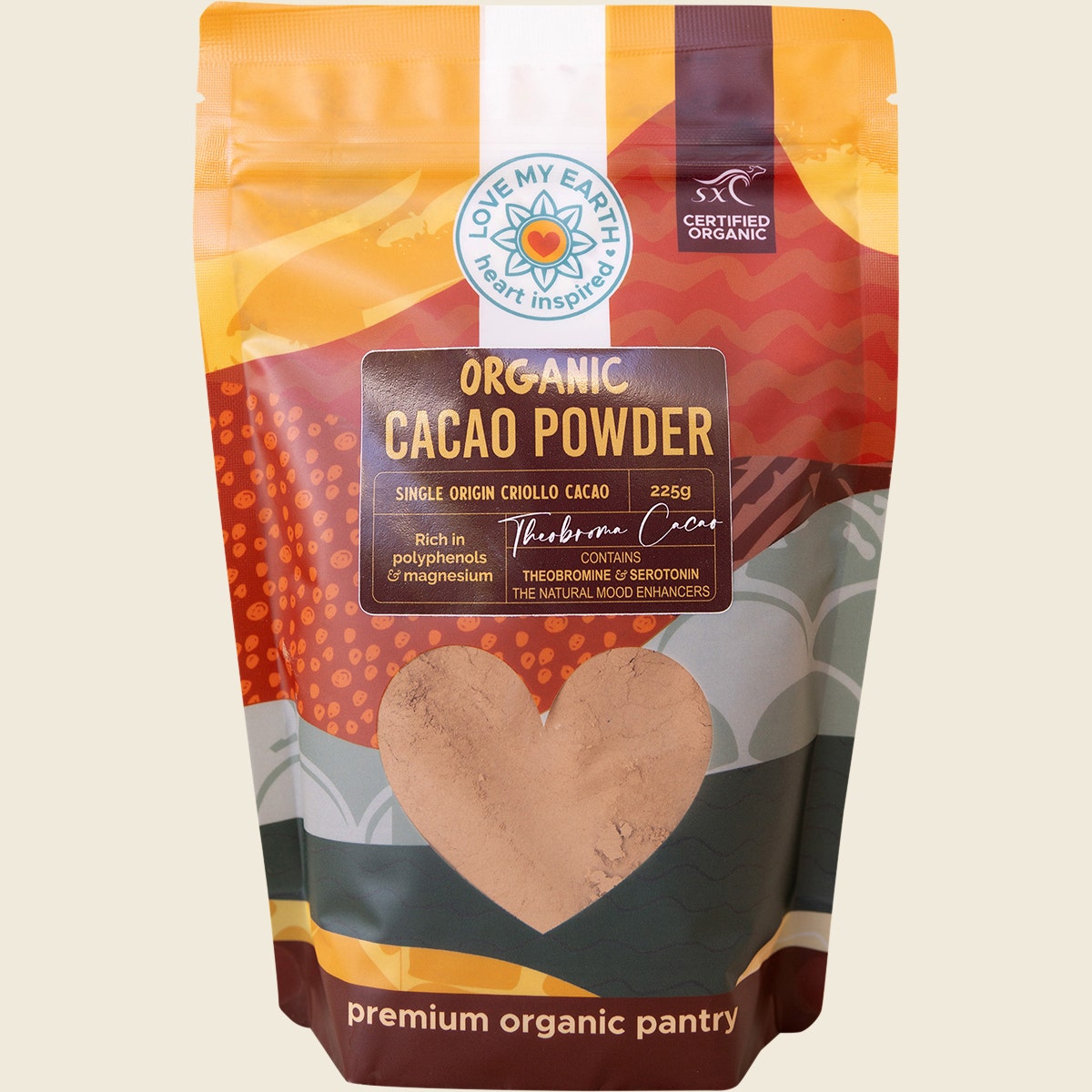 Love My Earth Organic Cacao Powder 225g