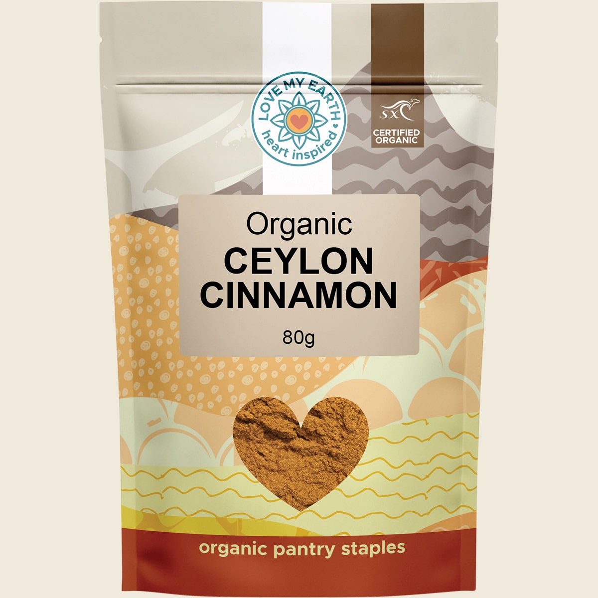 Love My Earth Organic Ceylon Cinnamon 80g