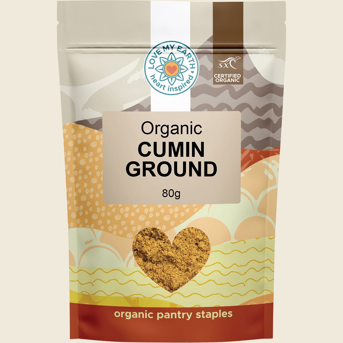 Love My Earth Organic Cumin Ground 80g