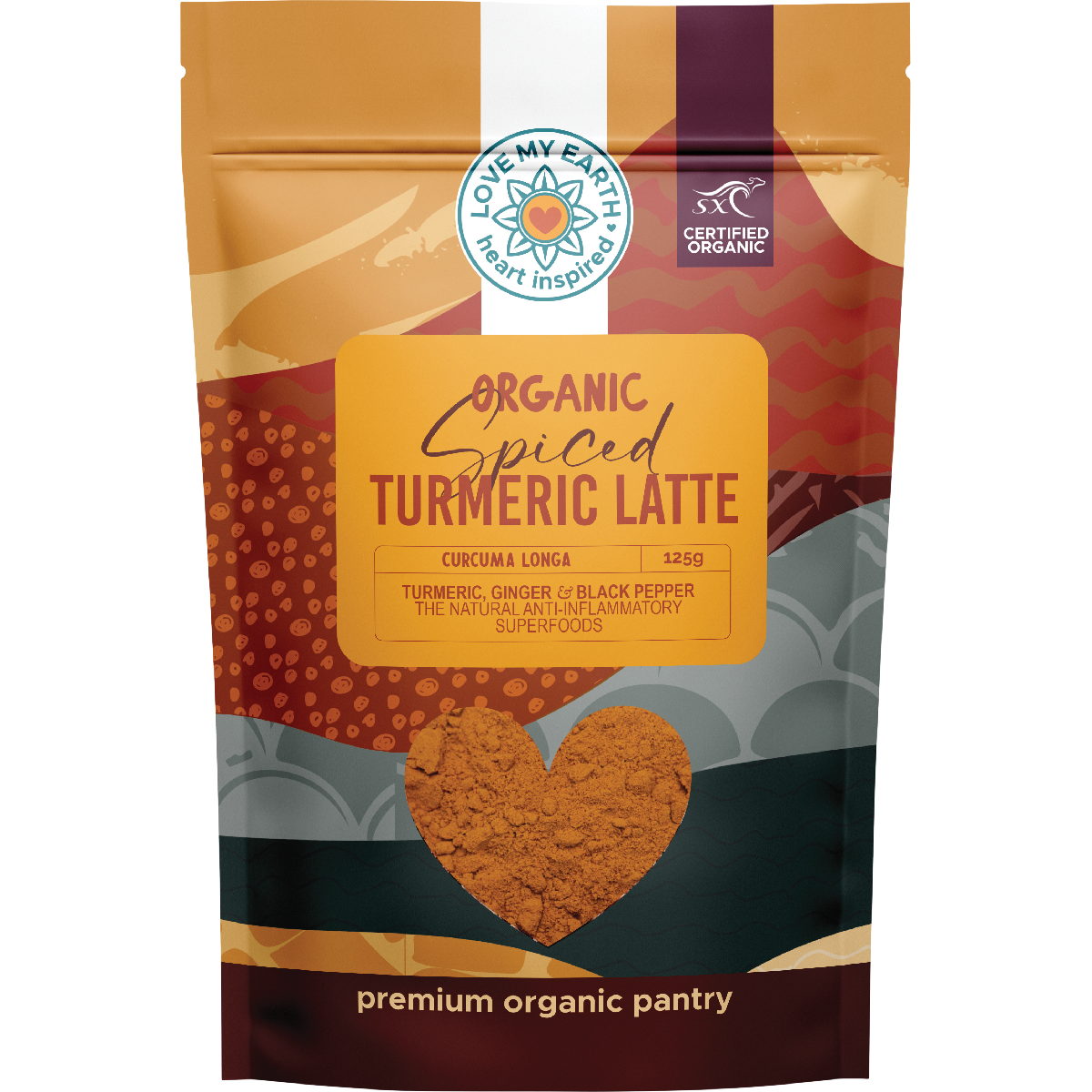 Love My Earth Organic Spiced Turmeric Latte 125g