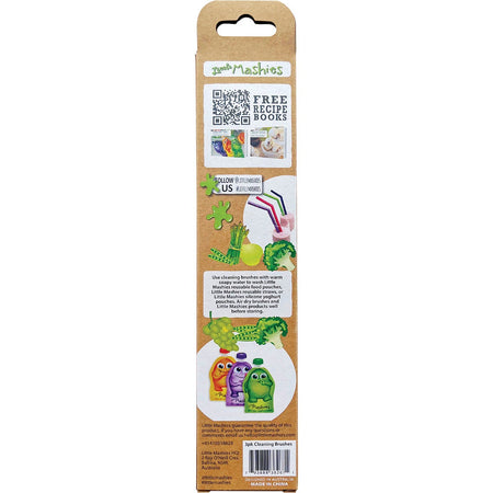 Little Mashies Straw Cleaning Brushes 3pk