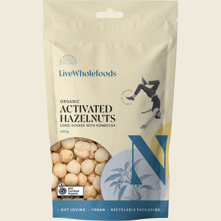 Live Wholefoods Organic Activated Hazelnuts 600g