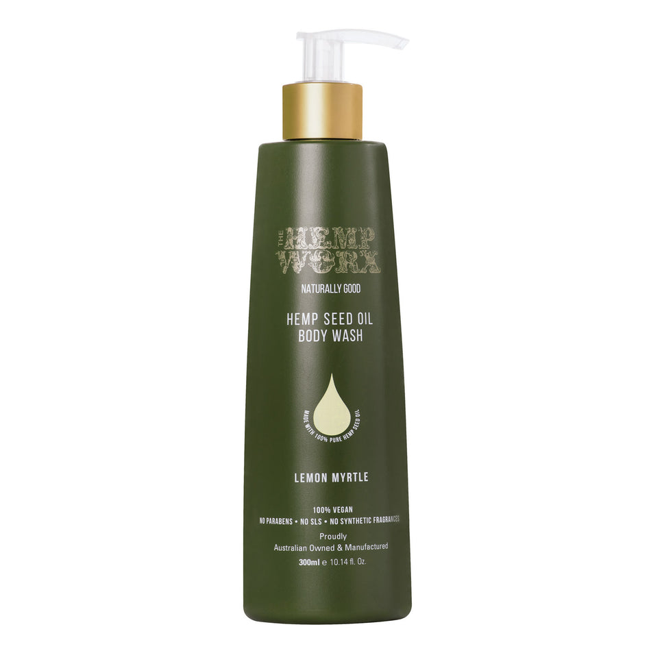 The Hemp Worx Lemon Myrtle Body Wash 300ml
