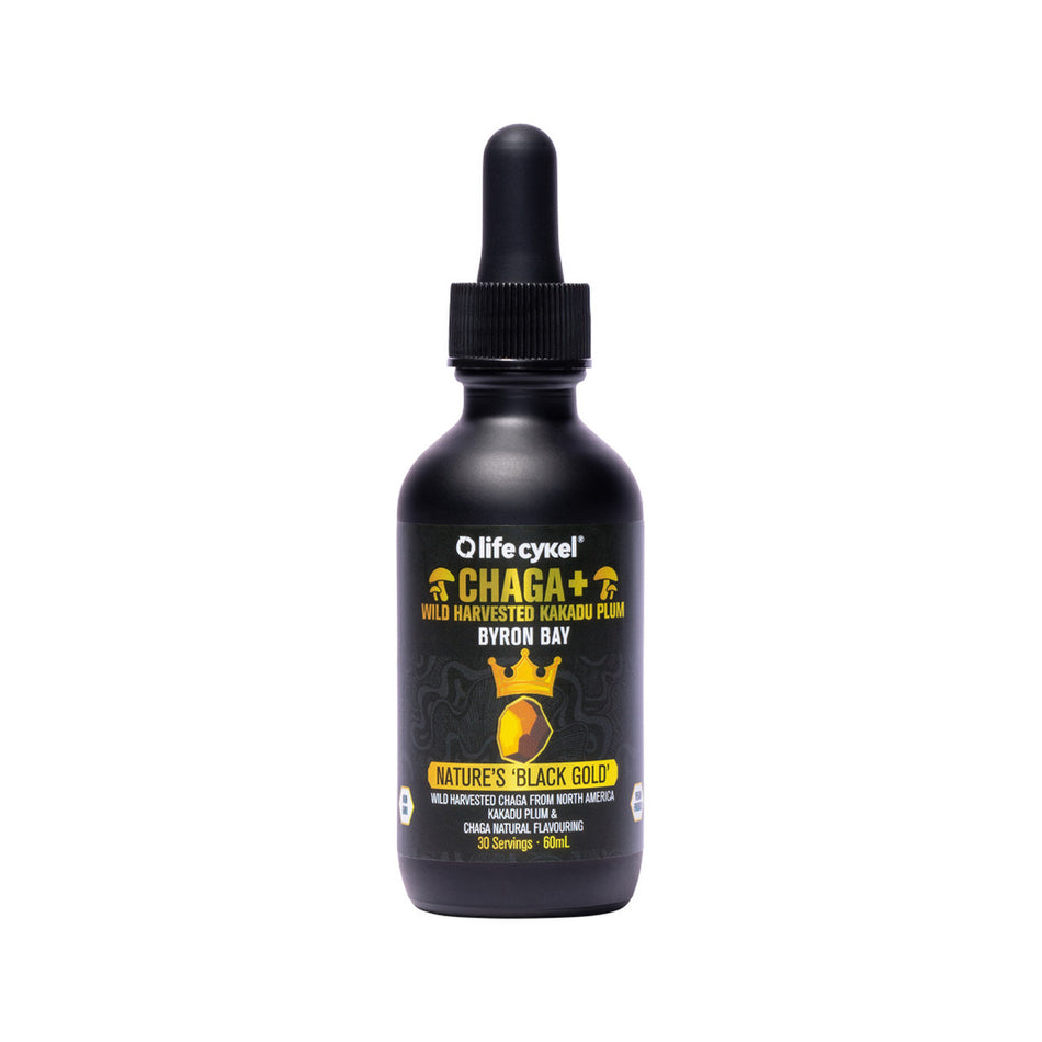 Life Cykel Chaga + Wild Harvested Kakadu Plum Nature's Black Gold 60ml