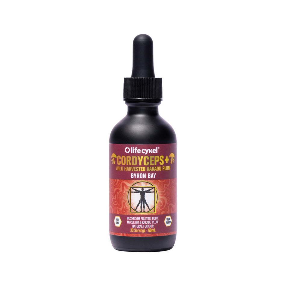Life Cykel Cordyceps + Wild Harvested Kakadu Plum 60ml
