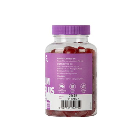 Living Healthy Gummies Magnesium Sleep Plus 60 Pastilles