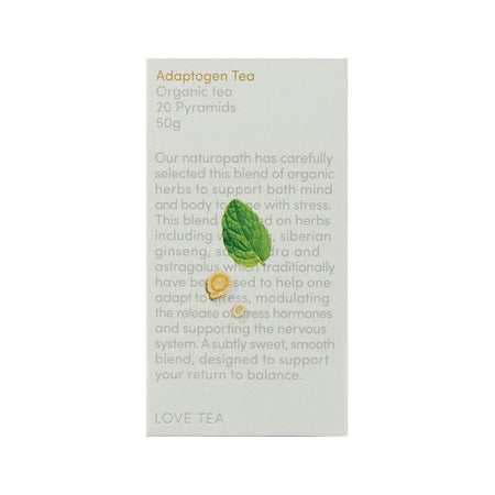 Love Tea Organic Adaptogen Tea x 20 Pyramids