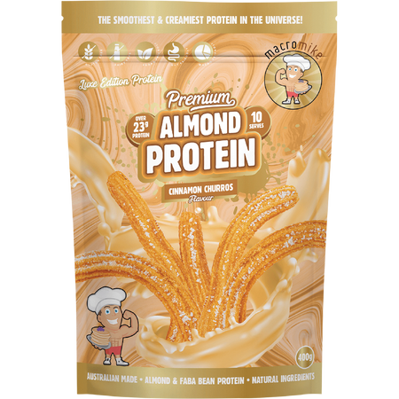 Macro Mike Premium Almond Protein Cinnamon Churros 400g