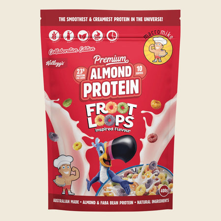 Macro Mike x Kellogg's Premium Almond Protein Froot Loops Inspired 400g