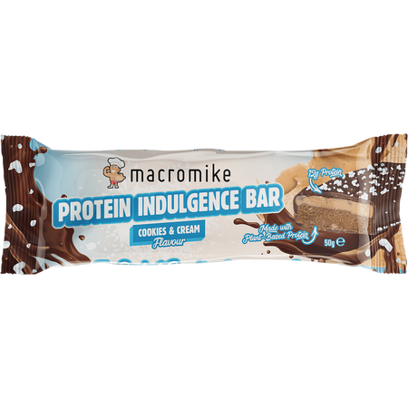 Macro Mike Protein Indulgence Bar Cookies & Cream 50g x 12 Pack