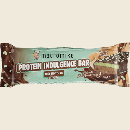 Macro Mike Protein Indulgence Bar Choc Mint Slab 12x50g