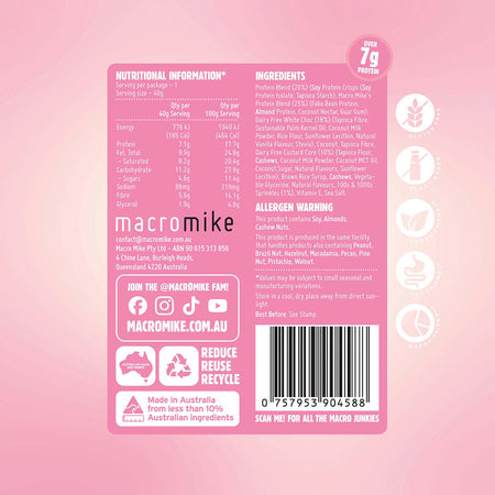 Macro Mike Protein Indulgence Ball Birthday Cake 12x40g