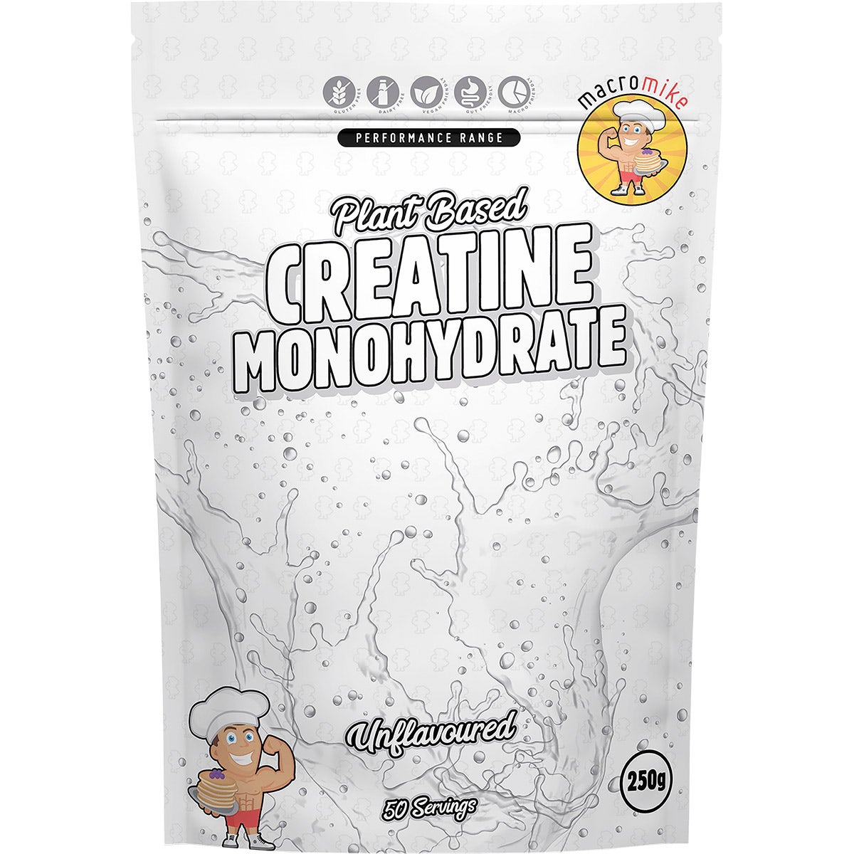 Macro Mike Plant Based Creatine Monohydrate Unflavoured 250g