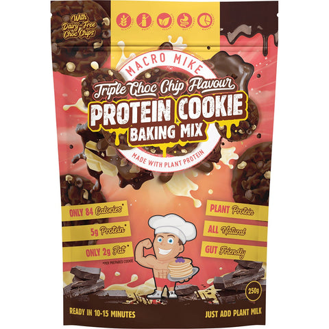 MACRO MIKE Cookie Baking Mix - Almond Protein Triple Chocolate 250g