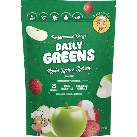 Macro Mike Daily Greens Apple Lychee Splash 187.5g