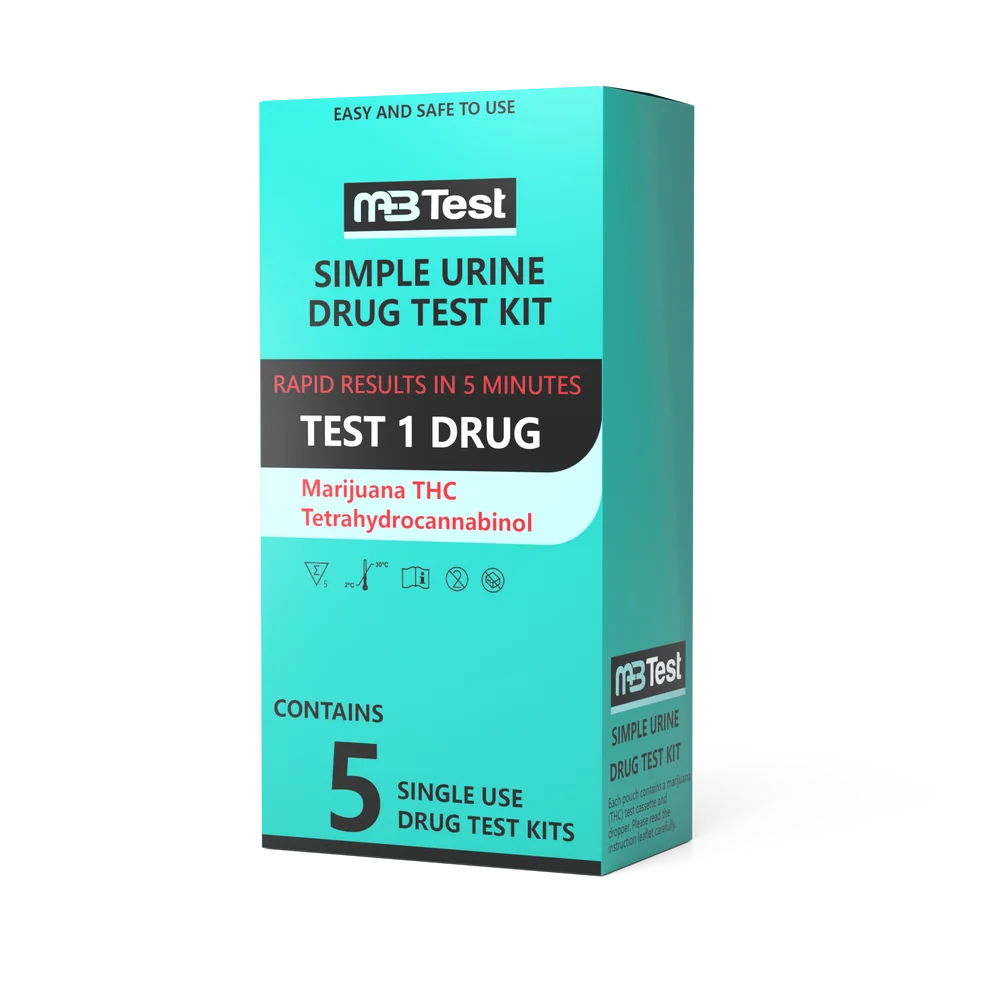 MBTest Marijuana 5 Pack Urine Test Kit