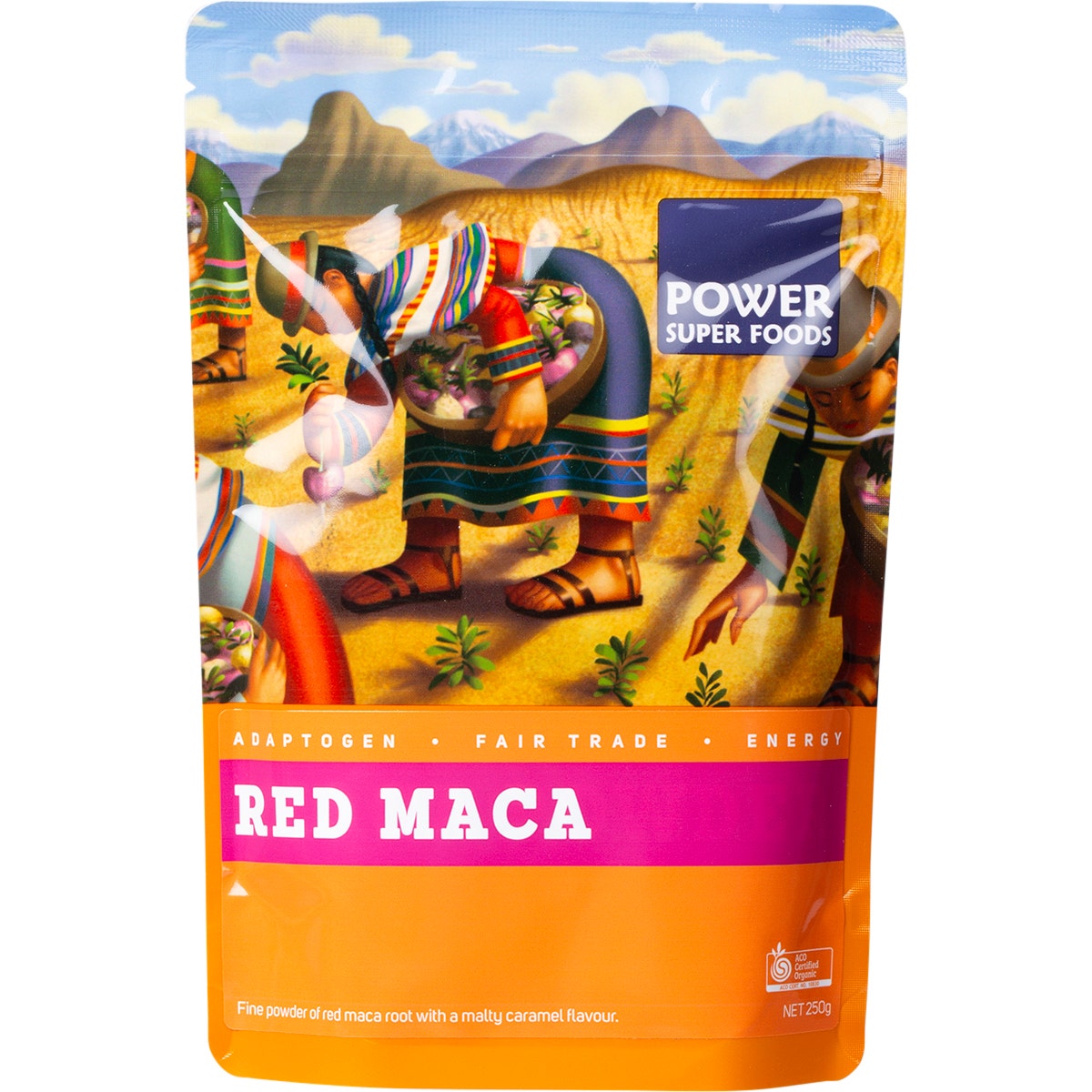 POWER SUPER FOODS Red Maca Powder The Origin Series 250g