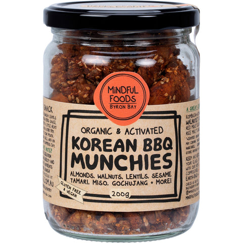 MINDFUL FOODS Korean BBQ Munchies Organic & Activated 200g